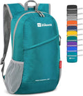 ZOMAKE Lightweight Packable Backpack, Foldable Backpacks Small Daypack for Hiking Water Resistant Day Bag for Travel(Turquoise Green)