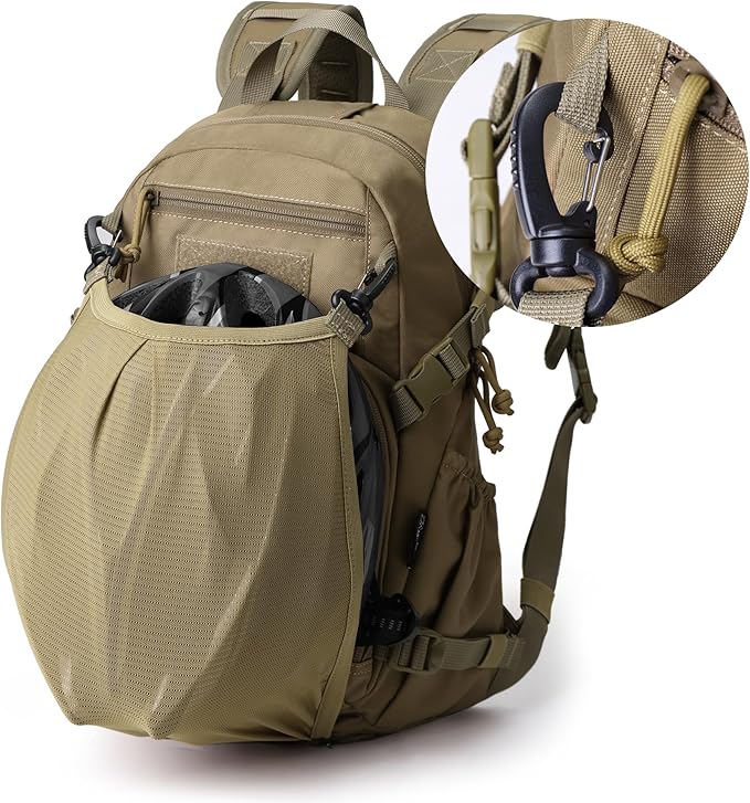 Mardingtop Small Tactical Backpack,Molle Hiking Backpack for Backpacking,Cycling and Biking,15L/25L Backpack