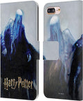 Head Case Designs Officially Licensed Harry Potter Dementor Prisoner of Azkaban II Leather Wallet Case Compatible with Apple iPhone 7 Plus/iPhone 8 Plus