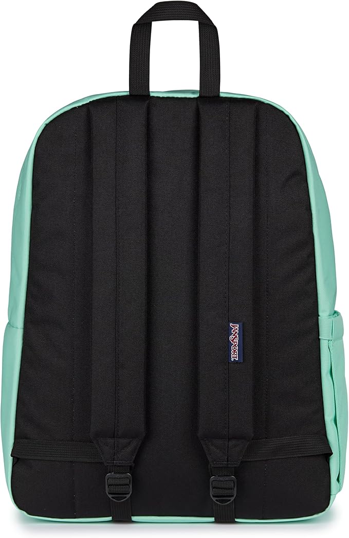 JanSport SuperBreak Plus Backpack with Padded 15-inch Laptop Sleeve and Integrated Bottle Pocket - Spacious and Durable Daypack for Work and Travel - Magic Mint