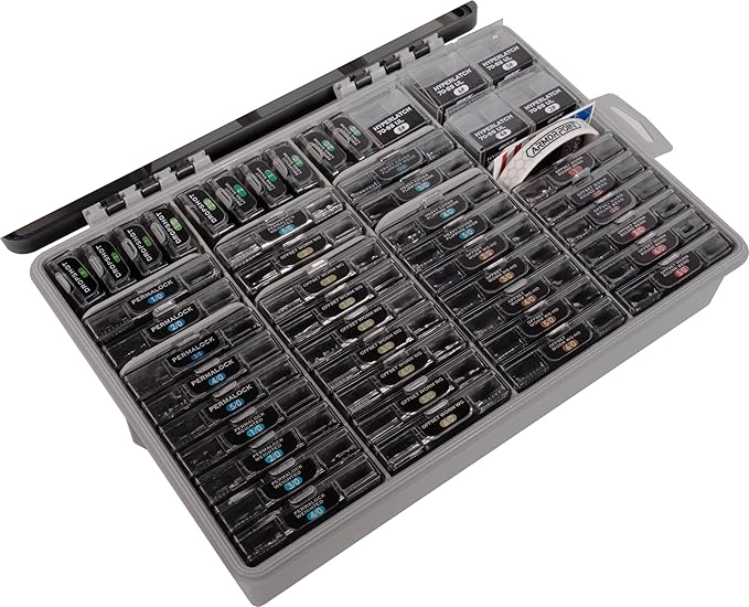 BKK OCD Tackle Box - Fishing Tackle Box with dividers | Tackle Storage Organizer System Fully Loaded | Includes Armor-Point Hooks and Accessory Boxes