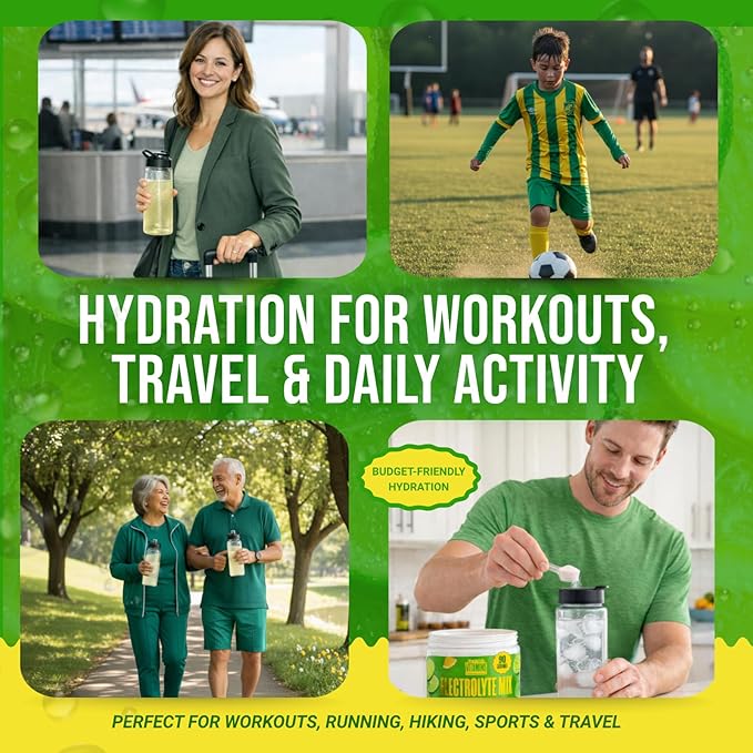 Dr. Price’s Electrolytes Powder Bulk – Lemon Lime, 90 Servings | Sugar Free Hydration Drink Mix with 72+ Trace Minerals, Manganese | Keto Electrolytes | Vegan, Doctor-Formulated, Made in USA