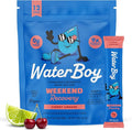 Waterboy Weekend Recovery | 3,200mg Electrolyte Powder Packets | Ginger + L-Theanine + Vitamins | No Sugar, All Natural, Gluten Free | Cherry Limeade