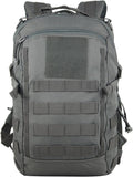 Miramrax 12L Small Backpack Day Pack - Mini Tactical Backpacks Military Daypack Molle Bag Rucksack Bug Out Bag for Hiking (Grey)