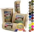 TOUGH-GRID 550 Paracord, Type III Mil-Spec Nylon Rope - 500 Ft Buckskin Tactical Survival Cord