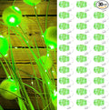 ZSJWL 30 Pack Green Fairy Lights Battery Operated, 7FT 20LED Mini Starry Light Mason Jar Lights for Indoor Outdoor Party Wedding Halloween Thanksgiving