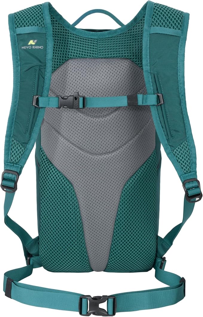 N NEVO RHINO Small Hiking & Trekking Backpack, 10L Lightweight Travel Backpack, Hiking Daypack for Women Men