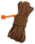 Titan Survival Patented Paracord 550-25ft, 100ft, 500ft & Color Options - 620LB Strength Survival Paracord Military Spec with 3 Strands - Heavy Duty Hank Cord for Camping & Outdoors with Firestarter