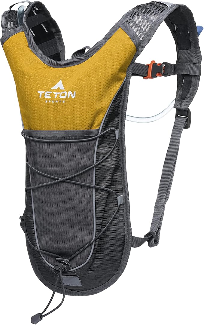 Teton Oasis/Trailrunner Hydration Backpack – Lightweight Water Pack with 2L/3L Bladder for Hiking, Running, Cycling, Biking 18L/22L Sizes – Sewn-in Rain Cover – Fits Men and Women