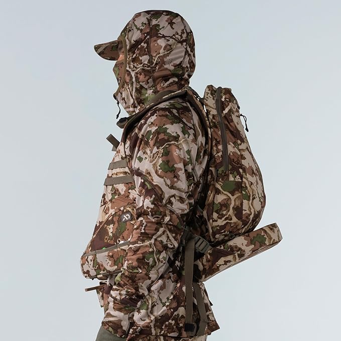 First Lite Treeline Turkey Vest - Hunting Vest with Game Pouch, Adjustable Seat & MOLLE System for Tactical Storage