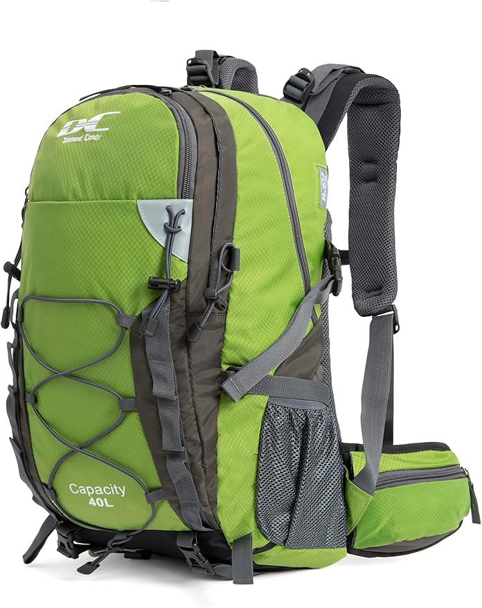 Diamond Candy Waterproof Hiking Backpack for Men and Women, Lightweight Day Pack for Travel Camping | Waterproof, Lightweight, for Travel Camping