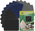 OAZ 15 Pieces 3.5 x 4.7 inch Nylon Repair Patches Nylon Fabric Patch Self-Adhesive Tent Repair Tape Waterproof Lightweight Repair Patches Repair Patch Kit for Clothing Down Jacket Bag (Color Set A)