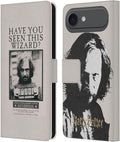 Head Case Designs Officially Licensed Harry Potter Sirius Black Poster Prisoner of Azkaban II Leather Wallet Case Compatible with Apple iPhone 17 Air