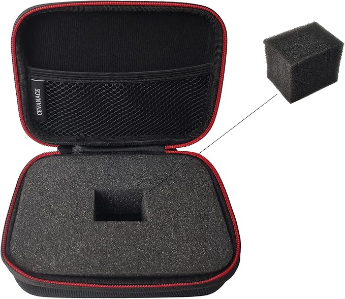EVA Hard Case with Foam，6.7 x4.7 x2.5 inches Hard Sided Camera/Digital Case EVA shockproof Outdoor case，Suitable for storage of drones, digital products, electronic instruments, etc.