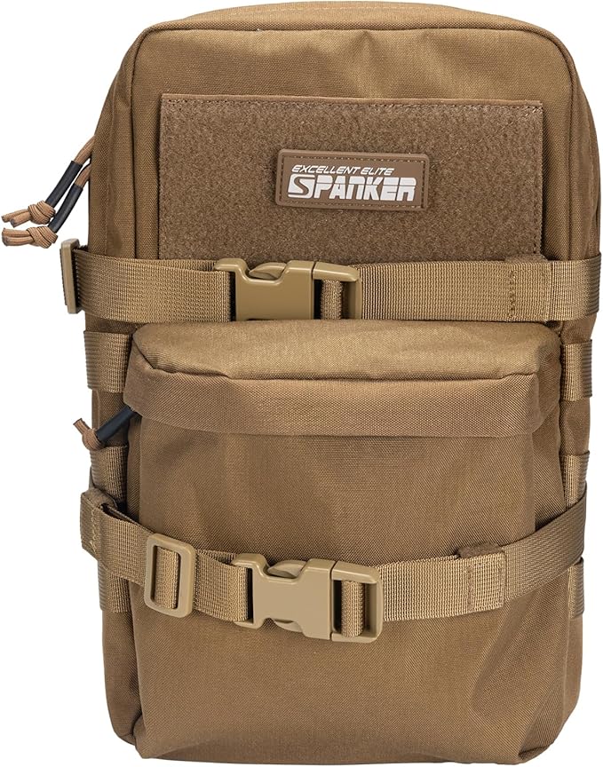 EXCELLENT ELITE SPANKER Tactical MOLLE Hydration Backpack Water Bladder Carrier Pack for Tactical Vest Backpack Plate Carrier