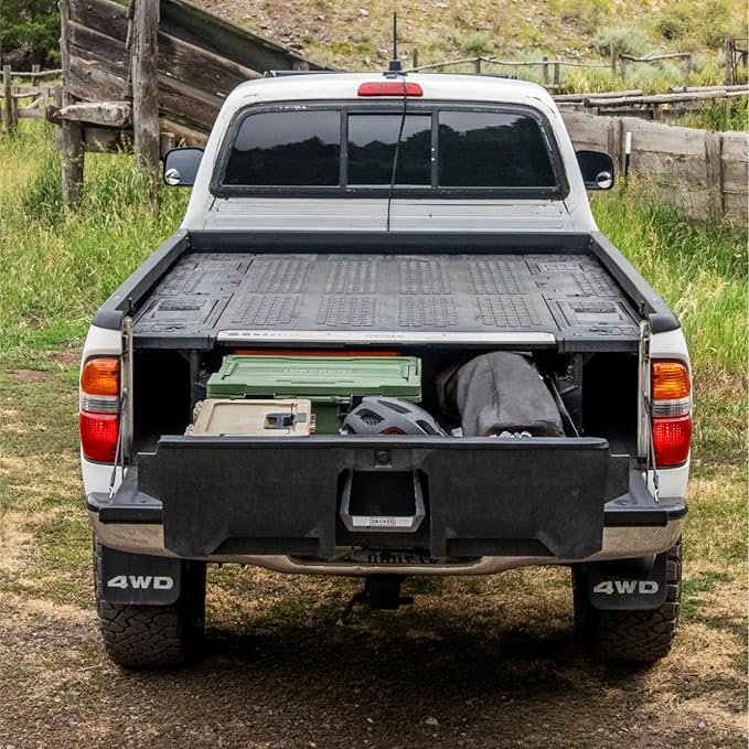 DECKED Truck Bed Storage System with System Accessories | Compatible with Toyota Tacoma (1995-2004) 6'2"
