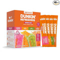Dunkin’ Refreshers Singles To Go! Powdered Drink Mix, 40 Ct Variety Pack, 40 Single-Serve Packets, Energy from Green Tea, Aspartame-Free, No Synthetic Colors, Naturally and Artificially Flavored, Just Add Water