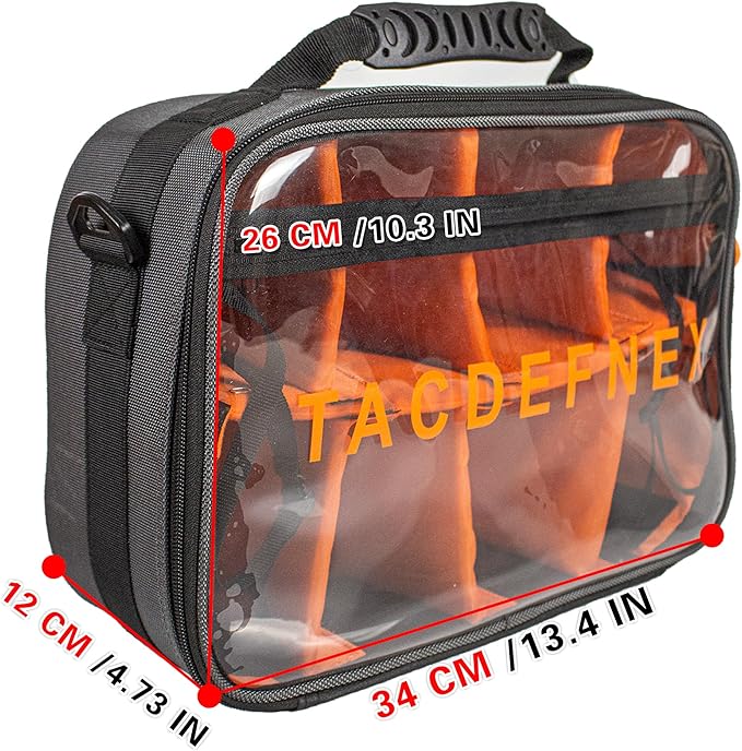 Waterproof Fishing Reel Case with 8 Shockproof Compartments – Portable Tackle Organizer for Spinning, Baitcasting, Spincast & Fly Reels Holds more than 10 Reels