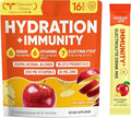 Venture Pal 2-in-1 Hydration + Immune Electrolytes Powder Packets with 7 Electrolytes & 6 Vitamins, Elderberry, Turmeric, Echinacea | Liquid Daily IV Drink Mix | Sugar Free | Keto Friendly, 16 Sticks