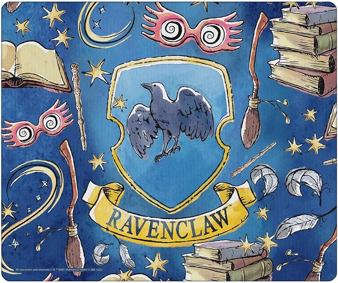 Head Case Designs Officially Licensed Harry Potter Ravenclaw Graphics 9.84 x 11.81 x 0.12 inches (250 x 300 mm) - S Gaming Office Desk PC Keyboard Mouse Mat Pad