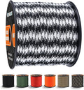 WEREWOLVES 650lb Paracord/Parachute Cord - 9 Strand Paracord Rope - 100', 200' Spools of Parachute Cord, Type III Paracord for Camping, Survival