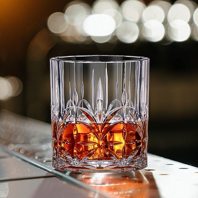 Amazing Abby - Whitney - 14-Ounce Plastic Whiskey Glasses (Set of 6), Plastic Wine Glasses, Reusable, BPA-Free, Shatter-Proof, Dishwasher-Safe, Perfect for Poolside, Outdoors, Camping, and More