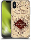 Head Case Designs Officially Licensed Harry Potter The Marauder's Map Prisoner of Azkaban II Gel Case [Military Grade] Compatible with Apple iPhone X/iPhone Xs and Compatible with MagSafe