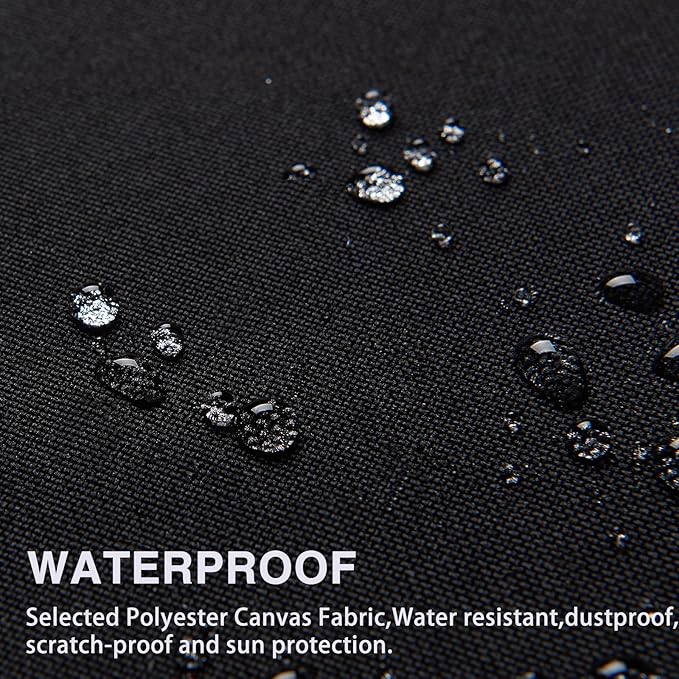 Gheeidau Canvas Repair Patch 9×11 Inch 3Pcs Waterproof Self-Adhesive Fabric Repair Patch for Tents,Boat Cover,Pop Up Canopy,Patio,Bags,Car Seats,Sofas,Furniture Cover(White)
