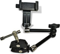 Universal Smartphone and Action Camera Mount for Small Diameter Tubing (3/4" to 1") – Machined Aluminum Holder with Quick-Adjust Arm for Outdoor, ATV, UTV, Boats, and Tree Stands