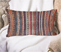 EKOBLA Turkish Carpet Rectangle Pillow Cases Vintage Persian Oriental Waist Lumber Cotton Linen Cushion Cover Oblong Rectangle Pillowcase for Men Women Home Decoration Bedroom 12x20 Inches