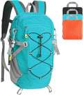 20L Hiking Backpack Lightweight Packable Hiking Daypack, Foldable Small Travel Outdoor Camping Shoulder Bag with Wet Dry Separation (Blue)