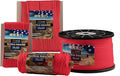 HERCULES 750lb Paracord 4mm 11 Strands Tactical Parachute Cord, 50' 100' 250' 1000' Utility Rope for Camping, Survival, Outdoor Gear (Imperial Red, 50FT)