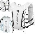 BECOJADDE Running Vest Hydration Backpack for Men Women, 5L Lightweight Running Backpack Hydration Pack for Marathon, Trail, Cycling, Hiking, Jogging