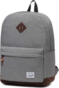 Backpack for Men Women,VASCHY Classic Water-resistant Lightweight Travel School Backpack Casual Daypack