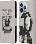 Head Case Designs Officially Licensed Harry Potter Sirius Black Poster Prisoner of Azkaban II Leather Wallet Case Compatible with Apple iPhone 13 Pro