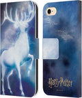 Head Case Designs Officially Licensed Harry Potter Stag Patronus Prisoner of Azkaban II Leather Wallet Case Compatible with Apple iPhone 7/8 / SE 2020 & 2022
