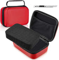 Relaxweex EVA Hard Case with Customizable Foam 12.6 x 8.27 x 3.5 Inch Protective EVA Carrying Case Shockproof Outdoor for Camera, Digital Products, Electronic Instruments with Knife, Red