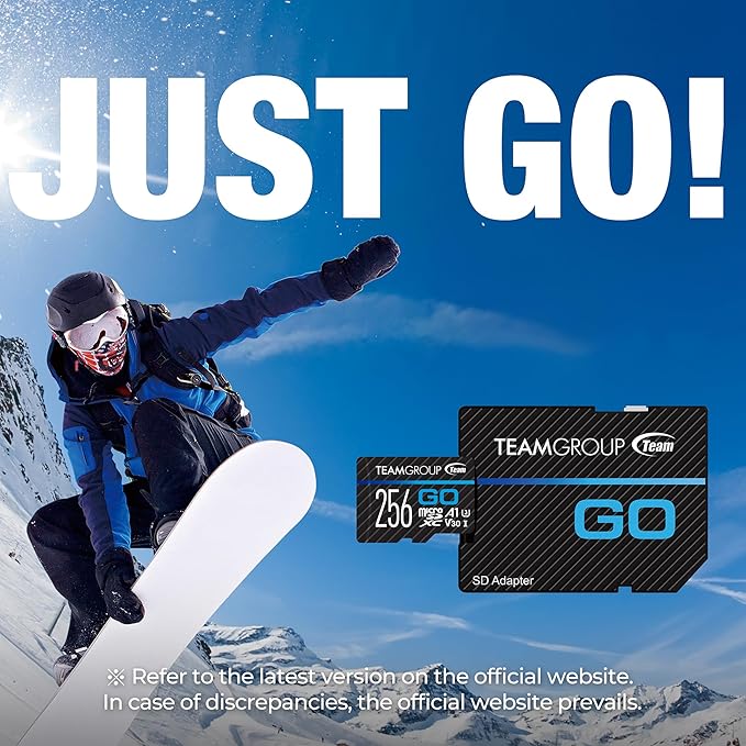 TEAMGROUP GO Card 128GB x 10 Pack MicroSDXC UHS-I U3 V30 4K for Action Cameras & Drone High Speed Flash Memory Card with Adapter for Outdoor Sports&Vlog, 4K Shooting,GoPro&Insta360&DJI TGUSDX128GU366
