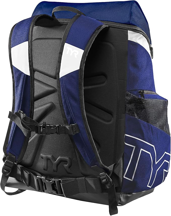 Alliance Backpack TYR Wet/Dry Athletic Gym and Pool Bag for Men and Women - Separate Wet/Dry Compartments, 45L Capacity, Ergonomic, Water-Resistant - Available in Team Colors