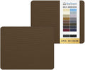 KING MOUNTAIN Canvas Repair Patch 9 x11 Inch 2 Pcs Self-Adhesive Waterproof Fabric Patch for Sofas, Tents, Furniture,Tote Bags, Car Seats (Dark Brown)