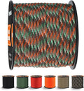 WEREWOLVES 650lb Paracord/Parachute Cord - 9 Strand Paracord Rope - 100', 200' Spools of Parachute Cord, Type III Paracord for Camping, Survival