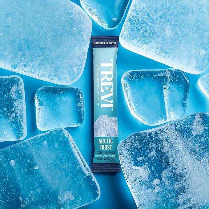 TREVI™ Everyday Sugar Free Electrolytes - Essential Drink Mix Hydration Powder Packets - 28 Count - Arctic Frost
