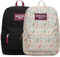 Montana West Backpack for Women Men 2 PCS Lightweight College Bookbags Casual Daypack Backpacks for Commute & Travel