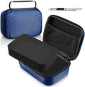 Relaxweex EVA Hard Case with Customizable Foam 11 x 7.8 x 4.3 Inch Protective EVA Carrying Case Shockproof Outdoor for Camera, Digital Products, Electronic Instruments with Knife, Blue