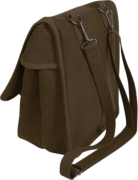 Rothco Canvas Map Case Shoulder Bag – Rugged Crossbody EDC Utility Storage