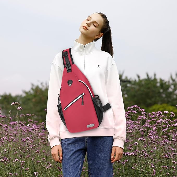 MOSISO Sling Backpack, Multipurpose Crossbody Shoulder Bag Travel Hiking Daypack