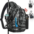 Piscifun Fishing Backpack with Rod Holder, Lightweight Sling Bag Storge Gear and Equipment