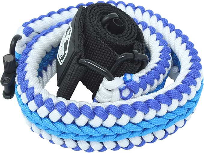 Extra Wide Gun Sling Paracord 550 Adjustable w/Swivels (Multiple Color Options)