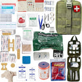 Universal IFAK Trauma First Aid Kit Molle Pouches Emergency Survival Kit Suitable for Home, car, Travel, Camping, Hiking, Sports, Outdoor Emergencies-Quick Response First Aid Essentials (Olive Green)