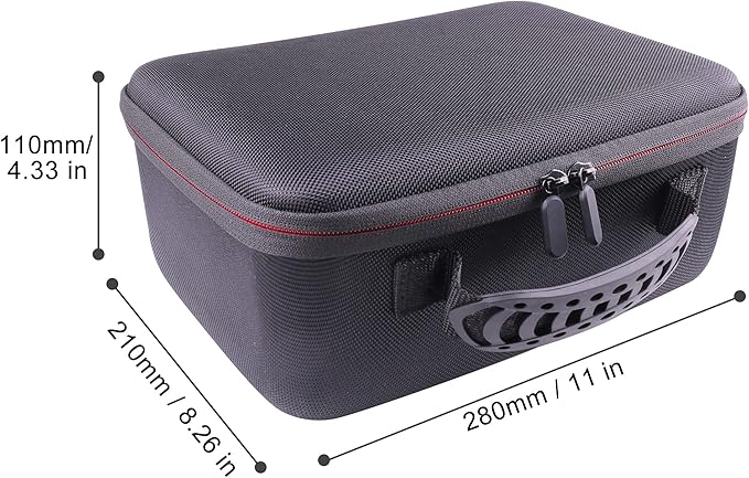 Hard Case with Customizable Foam Insert, 11 x8.26 x4.33 inch Hard Sided Camera/Digital Case EVA Shockproof Outdoor case, Suitable for Small Drone, Camcorder,Pistol, Action Camera, and Others